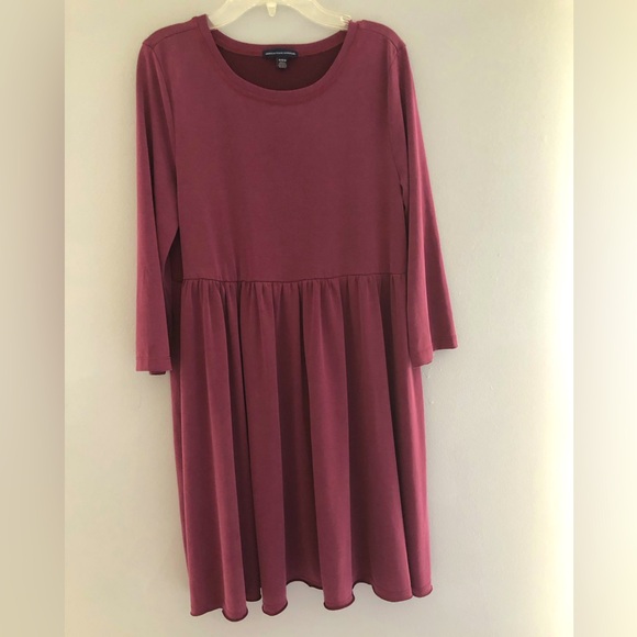 American Eagle Outfitters Dresses & Skirts - American Eagle Outfitters Maroon knit dress